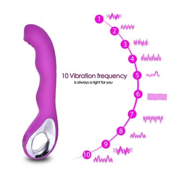 10 Modos de Real Vibrador Vibrador Para as Mulheres Soft Feminino, Vagina, Clitóris Estimulador do Massager do Masturbador Sexo de Produtos para Adultos maiores de 18