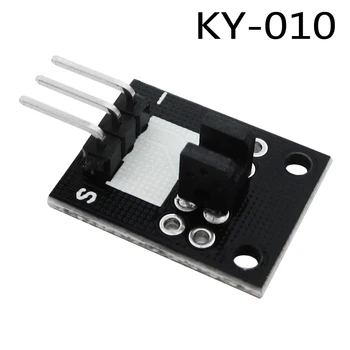 10PCS KY-010 Quebrado Bloqueio da Luz Foto do Interruptor do Sensor do Módulo de DIY Kit de iniciação KY010