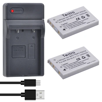 1200mAh EN-EL5 ENEL5 Baterias + Carregador USB para Nikon Coolpix P3, P4, P90, P80, P100, P500, P510, P520, P530, de p5000, P6000