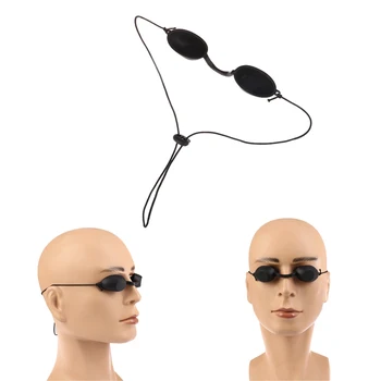 1Pc Super Macio Cheio de Sombreamento de Segurança Óculos Eyepatch Laser de Luz de Proteção Óculos de Segurança Para a Beleza da Tatuagem Clínica do Paciente
