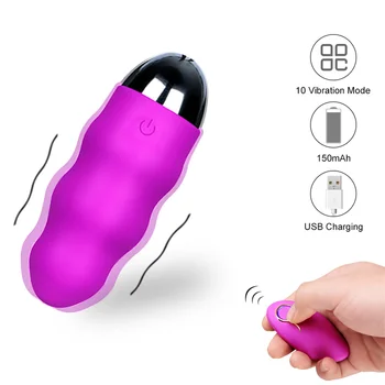 2022 Nova Listagem Vibrador Brinquedos Sexuais Para a Mulher Com Controle Remoto sem Fio Impermeável do Silêncio Bullet Ovo Recarregável USB