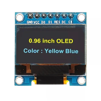 3Pcs/Monte 7Pin 0.96 Polegadas OLED 12864 SSD1306 SPI IIC Série Ecrã LCD Módulo Para Arduino
