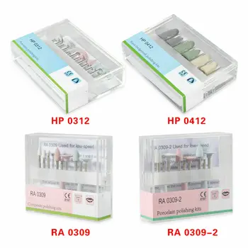 4 Tipos de Laboratório de prótese Dentária Composto de Polimento Kit RA /PS 2.35 MM Brocas Brocas Polidora Misto de Dentes Dental Ferramenta