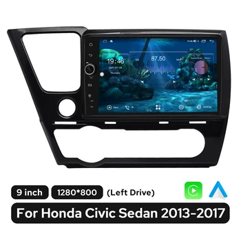 9 Polegadas de Plug And Play do Android Car Auto Rádio Estéreo Para Honda Civic Sedan 2013-2017 Player Multimídia GPS de Navegação Unidade de Cabeça