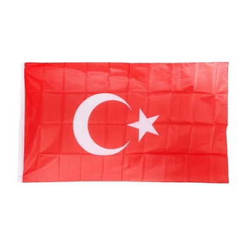 90*150cm Turquia Bandeira 3*5 metros de Faixa turco Decoração de Casa Pendurar Bandeiras do País