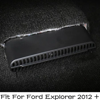 Assento dianteiro Inferior de Ar Tomada de Ventilação Anti-encaixe a Tampa de Proteção de Líquido Kit de 2PCS Para Ford Explorer 2012 - 2018 Carro Montar Acessórios