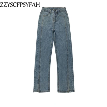 Atacado barato 2021 outono nova moda casual, de Jeans, mulheres de Calças de mulher do sexo feminino OL oversized jeans baggy jeans mulheres BAt171