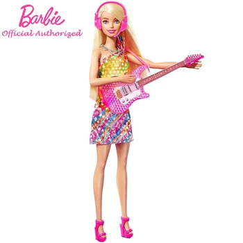 Barbie Grande Cidade Grande Sonho Série Malibu Roberts, A Boneca De Cantar E Dançar 11,5 Polegadas Loira Linda Menina Garoto De Brinquedo De Presente De Aniversário