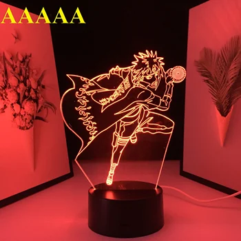 Bonito E Frio Anime Figura 3D LED Lâmpada de Decoração de Casa Lâmpada de Presentes de Aniversário Quarto Pequeno Noite de Luz 7 Cores de Carregamento USB