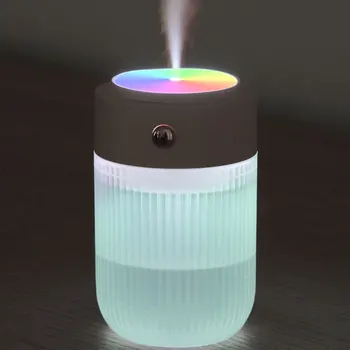 Colorido Lâmpada Umidificador 250ml USB Ar Aromaterapia Difusor de Aroma Difusor de óleos Essenciais Mini-Humidificador com Luz de LED em Casa
