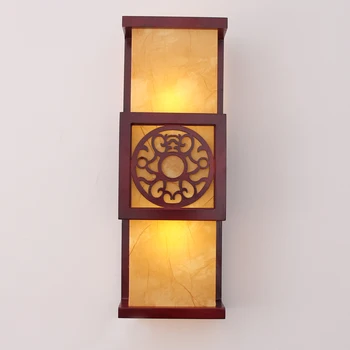 De estilo chinês, de madeira antiga lâmpada de parede da parede do corredor da lâmpada de parede, lâmpada de parede, lâmpada 48cmX15cm