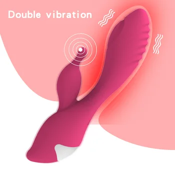 Duplo Vibrador G-Spot Tapa Vaginal Estimulador Feminino Vibrador Sexo Masturbação Ferramentas Vibrador Vibrador Adultos Brinquedos Sexuais para Mulheres de 18