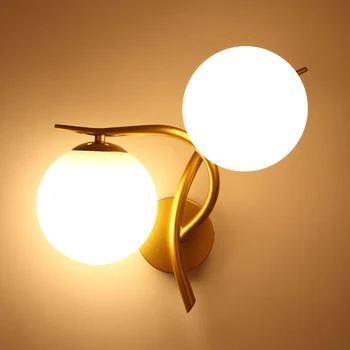 Estilo europeu Moderno da Parede do DIODO emissor de Luz Simples Lâmpada Decoração de Casa, Iluminação de Cabeceira de Parede de Luz de Cabeça de Casal o Quarto de Estudo//Corredor