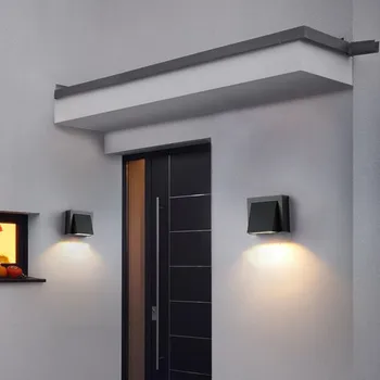Exterior impermeável do DIODO emissor de alumínio da lâmpada de parede de cabeceira da lâmpada hotel villa estilo Nórdico simples corredor escada lâmpada de parede
