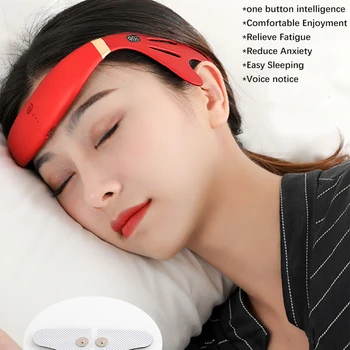 Inteligentes Sem Fio Massageador De Cabeça Monitor De Alívio De Pressão Da Cabeça Da Terapia De Estimulação Aliviar A Terapia Do Sono Dispositivo De Dormir Ajuda