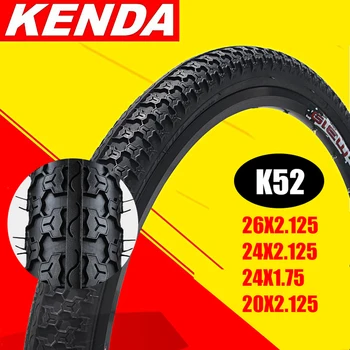 KENDA K52 Dobrável Pneu de Bicicleta de Montanha, BTT Moto pneus resistentes ao desgaste de pneus 20/24/26*1.75/2.125 pneu bicicleta maxxi