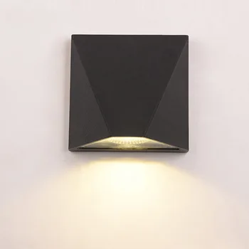 Moderno e Minimalista LED, Lâmpada de Parede Indoor ao ar livre Impermeável Lâmpada de Parede Pátio de Corredor, Alpendre, Varanda Luminária IP65 AC85-265V