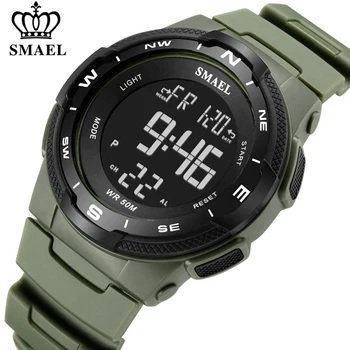 SMAEL Homens Relógios Digitais Impermeável Mens Esporte de Quartzo Relógios de pulso Relógio Masculino Militar Eletrônica do Cronógrafo Relógio