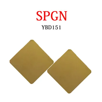 SPGN SPGN12 120308 SPGN120308 SPGN120308 YBD151 de Processamento de Ferro Fundido CNC de Insertos de Carboneto de Moagem Torno de máquinas-Ferramenta Convencionais