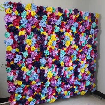 SPR de flores coloridas painéis de parede para o evento do partido ocasião do casamento pano de fundo decorações de casa ou decoração do hotel