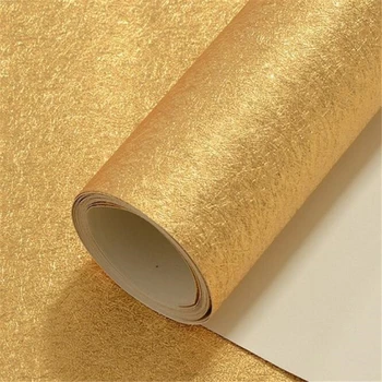 wellyu Ouro ouro folha de papel de parede da TV da sala de estar de plano de fundo do papel de parede do teto da decoração do hotel papel de parede não pode pagar ouro